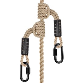 BeneLabel Poseidon Series Sewn Prusik Loops Ropes, Safety, 19", Diameter 2/5", 2 Pack, Beige