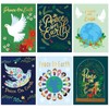ceiba tree Christmas Cards 24pcs Peace Dove Greeting Card Christmas