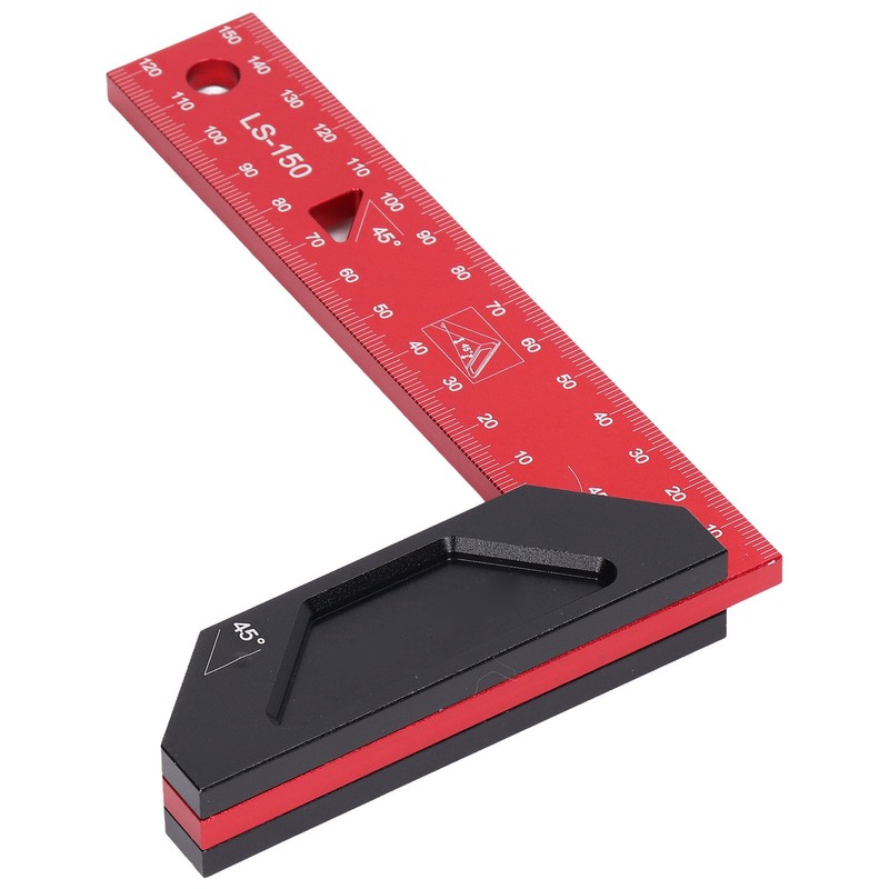 Aluminum Framing Woodworking Squares High Accuracy L Scribing Ruler with