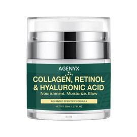 Face moisturizer for face anti-aging, retinol cream with collagen & hyaluronic acid, wrinkle improvement, neck strengthening, moisturizing skin care for women and men.day night / 얼굴 안티에이징을 위한 페이스 모이스처라이저 레티놀 크림 함유 콜라겐 & 히알루론산 주름 개선 목 강화 여성 및 남성을 보습 피부 관리. 주간 밤
