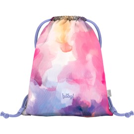 Baagl Gym Bag for Girls and Women - Shoe Bag, School and Nursery Sports Bag, Sports Backpack (Painting)