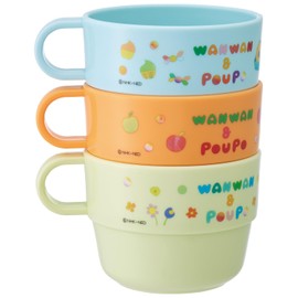 Skater 25 KS31 Children's Cups, Set of 3, Made in Japan, Inai Nai Naga