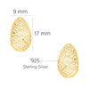 SOFIA MILANI - Women's Earrings 925 Silver - Gold Plated