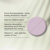 Vitaceuticals Ferrous + C Chewable Iron Supplement 30 Tablets, Vegan