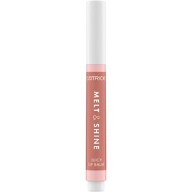Catrice Melt & Shine Juicy Lip Balm, No. 090, Brown, Moisturising, Enlarging, Shiny, Radiant Fresh, Vegan, Oil-Free, Paraben-Free, Nanoparticle Free, Pack of 1 (1.3 g)