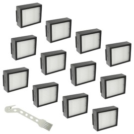 HUAREW Pack of 12 Replacement Filters Compatible with iRobot Roomba E5 E6 i3 i3+ i7 i7+ j7 e5154 e5158 Replacement Parts