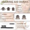 24 PCS Hearing Aid Cleaning Kits, Replacement Domes Set with