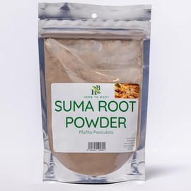 Herb To Body Suma Root Powder | Pfaffia paniculata | Wildcrafted | 4oz