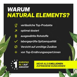 natural elements Flora 21 Superbiotic - 60 Capsules - 4.5 Billion CFU Spore Forming Bacteria Strains & Postbiotics - With Vitamin B Complex and Zinc - Vegan, No Unnecessary Additives, Laboratory Tested Quality