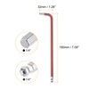 sourcing map Ball End Hex Key Wrench 1/4" S2 Steel