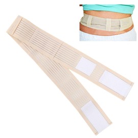 Peritoneal Dialysis Belt, Adjustable Catheter Belly Band, Adjustable Breathable Abdominal Belt, Peritoneal Dialysis Conduction Protection Belt for Patients, Catheter Protection Support (L)
