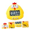 MAGICLULU 3pcs Cartoon Chick Electronic Timer Baking Alarm Clock for