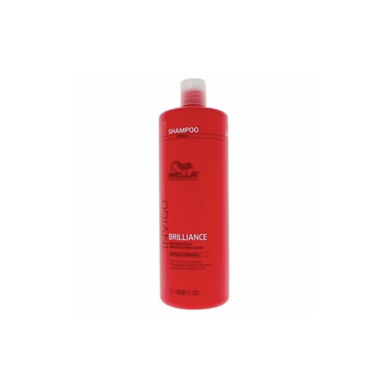 Wella Invigo Brilliance Color Protection Shampoo Fine-Normal Hair, 33.8-oz,
