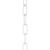 2m White Open Link Chain - for Chandelier & Lighting