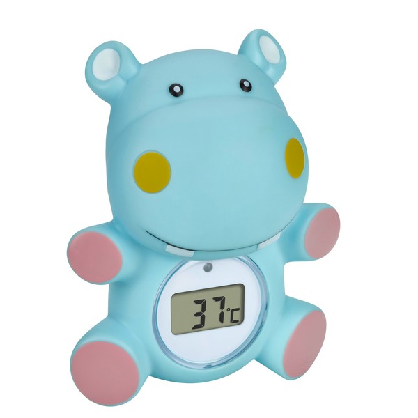 TFA Dostmann HIPPO 30.2034.14 Digital Bath Thermometer for Babies, Also