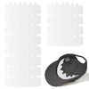 12 Pcs White Felt Hat Sweat Liner Sports Sweat Protector