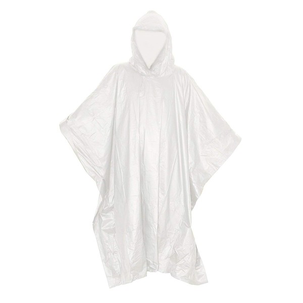 ASR Outdoor 4 Pack Clear Emergency Poncho Set