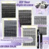 Kit De Extensiones De Pestañas 5 Discos, Gran Capacidad