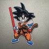 Dragon Ball Z Kid Goku Embroidered Iron On Patch 5.75x3.75