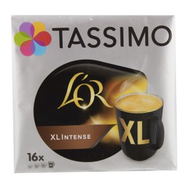 Tassimo L’Or XL Intense, Coffee, Coffee Capsules, Ground Roast Coffee, 48 T-Discs