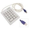 Mechanical Numpad Wired 18 Keys Linear Action Switch ABS Plug