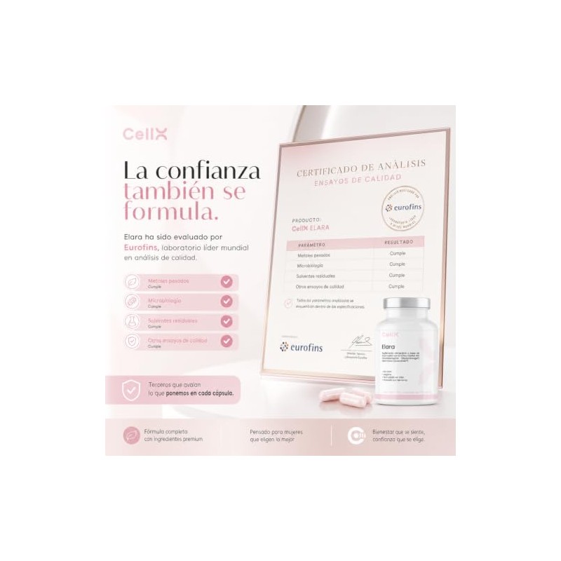 CellX Elara Myo-Inositol 2000 mg + D-Chiro 50 mg (40:1)