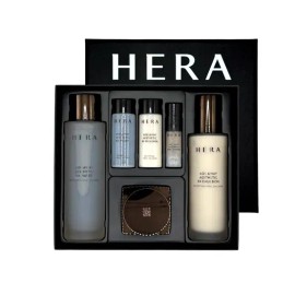 Hera 헤라 에이지어웨이 3종 워터+에멀젼+크림 기획세트 어머니 엄마 명절 생일 선물 최신제조 Hera Age Away 3-Piece Set Water + Emulsion + Cream Gift Set for Mother Birthday Holiday Latest Manufacture