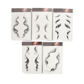 Baby Hair Stickers Reusable Waterproof Invisible Edges Striped Fake Hairline Stickers for Hair Salon DIY Hairstyling