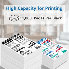 YiBoton W9024MC Black Toner Cartridges [with chip] Compatible for LJ Managed E40040dn Managed MFP E42540f Printer (11,800 Pages )