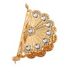 Golden Metal Napkin Holder Exquisite Light Luxury European Style Zinc