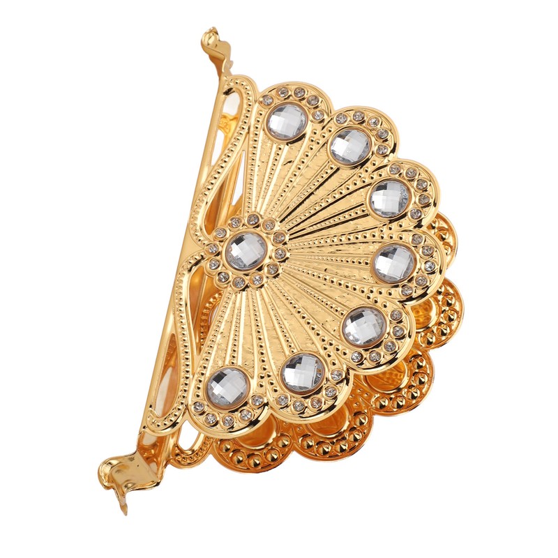 Golden Metal Napkin Holder Exquisite Light Luxury European Style Zinc