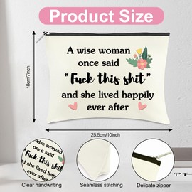 Birthday Gifts for Women Mom Best Friend Mothers Day Gifts Unique Retirement Gift Makeup Bag for Coworker Friendship Nurse Teacher Wife Sister Travel Cosmetic Pouch Christmas