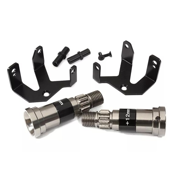 Integy Precision Special +12mm Front Attachment Option for Snowmobile Conversion