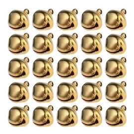 BESPORTBLE 100PCS Christmas Bells Craft Bells Jingle Bells Golden Bell Decoration for Xmas Christmas Tree Jewelry