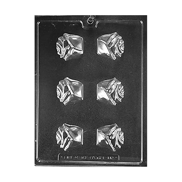 3-D ROSE LOLLY chocolate candy mold With Copywrited Candy Making