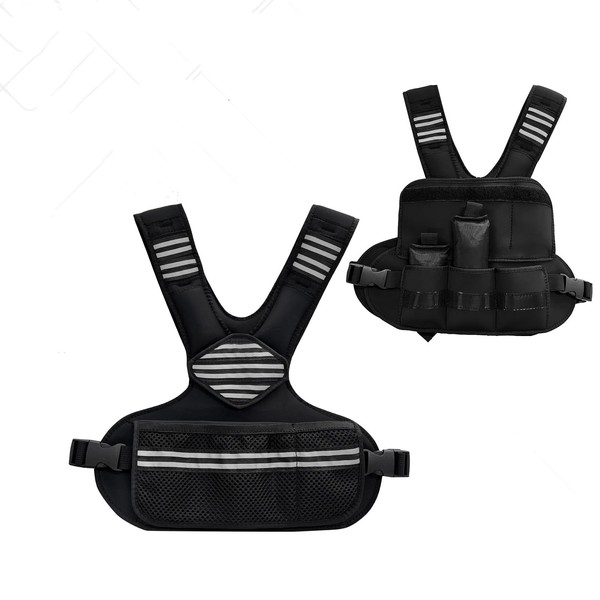 Adjustable Weighted Vest for Women, Weighted Vests with Reflective Strip