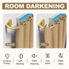 GXOACKJ Gold Wrap Around Curtain Rods for Windows 28 to