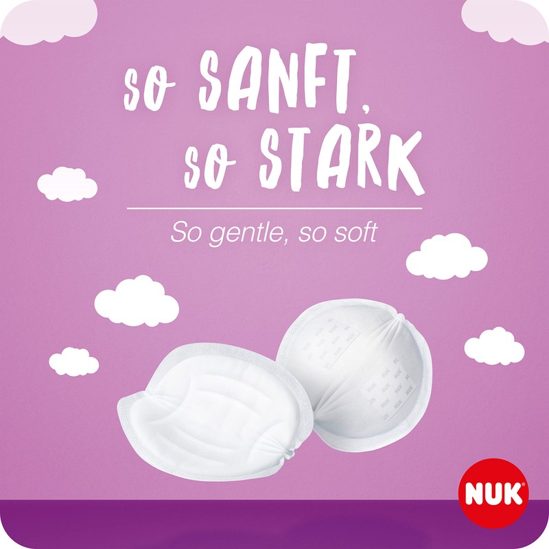 NUK High-Performance Disposable Breast Pads with Instant Absorbent Fleece |