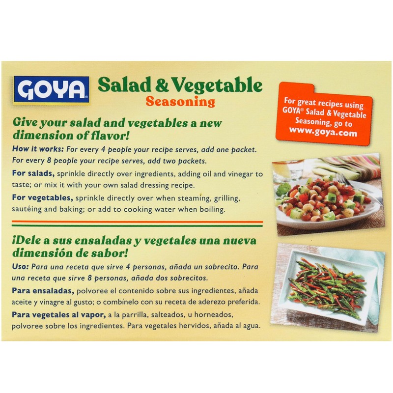 Salad and Vegetable Seasoning by Goya, All Purpose Seasoning for