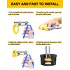 VEHIFOMO Hydraulic Seal Installation Tools, Hydraulic Cylinder Piston Repair Seal