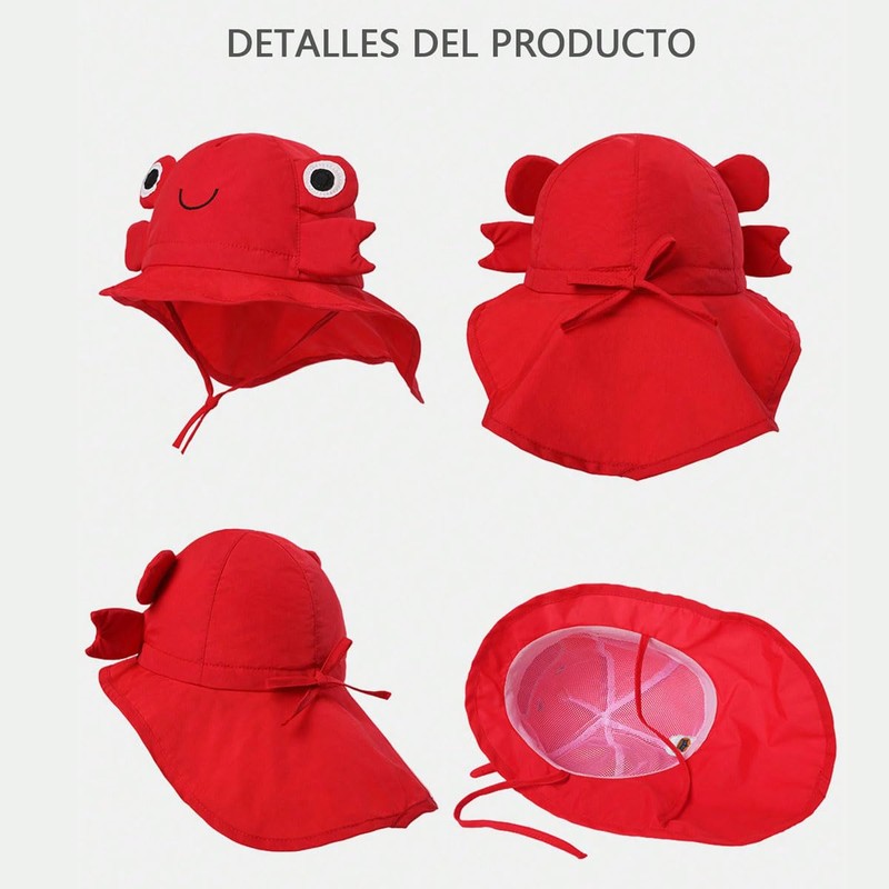 YASHUBAO Verano Gorro De Sol Protector Solar Playa Sombrero Animales