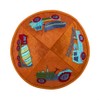 EMANUEL Yair Kippah para niños y niños, camiones bordados Yarmulke,