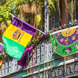Mardi Gras Flag 3x5 Ft Carnival Garden Banner Outdoor Decoration, Yard Flags Double Sided Printed Indoor Home House Decor Party Supplies Yard Sign Background for Photography(Purple/Green/Yellow)