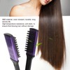Clamp Flat Brush Double Sided Hair Straightening Artificial Bristle Splint