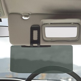 polarized sun visor for car, polarized sun visor sun shade extender with polycarbonate lenses, anti-glare car sun visor protects sun glare, anti-glare car visor clear vision (style1)