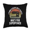 Funny Quilting Quilter Sewer Sewing Fabric Store Quilter Throw Pillow,