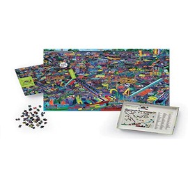Crocodile Creek 3829003 Family Transportation Puzzles, Colourful, Pack of 1000