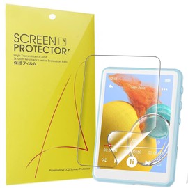 Blueshaweu Screen Protector Compatible with MECHEN MP3 Player M3 2.4 Inch, HD Clear Flexible TPU Screen Protector [Pack of 6] for MECHEN M3 MP3 Player (Pack of 6)