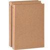 A4 Kraft Binder 3-Holds Round Ring Binder 2 Pack, Durable