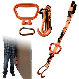 MULTUS Sheetrock Plywood Panel Lift Carry Straps - 140 lb Capacity | Ergonomic Handle and Padded Loop Strap for Safer Lifting | Versatile Moving Strap for Furniture sheetrock Plywood Doors